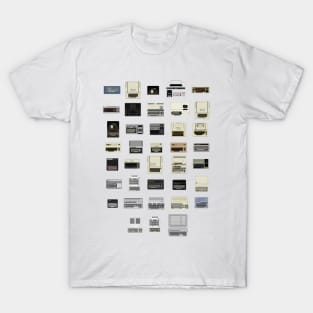 Pixel History of Home Computers T-Shirt